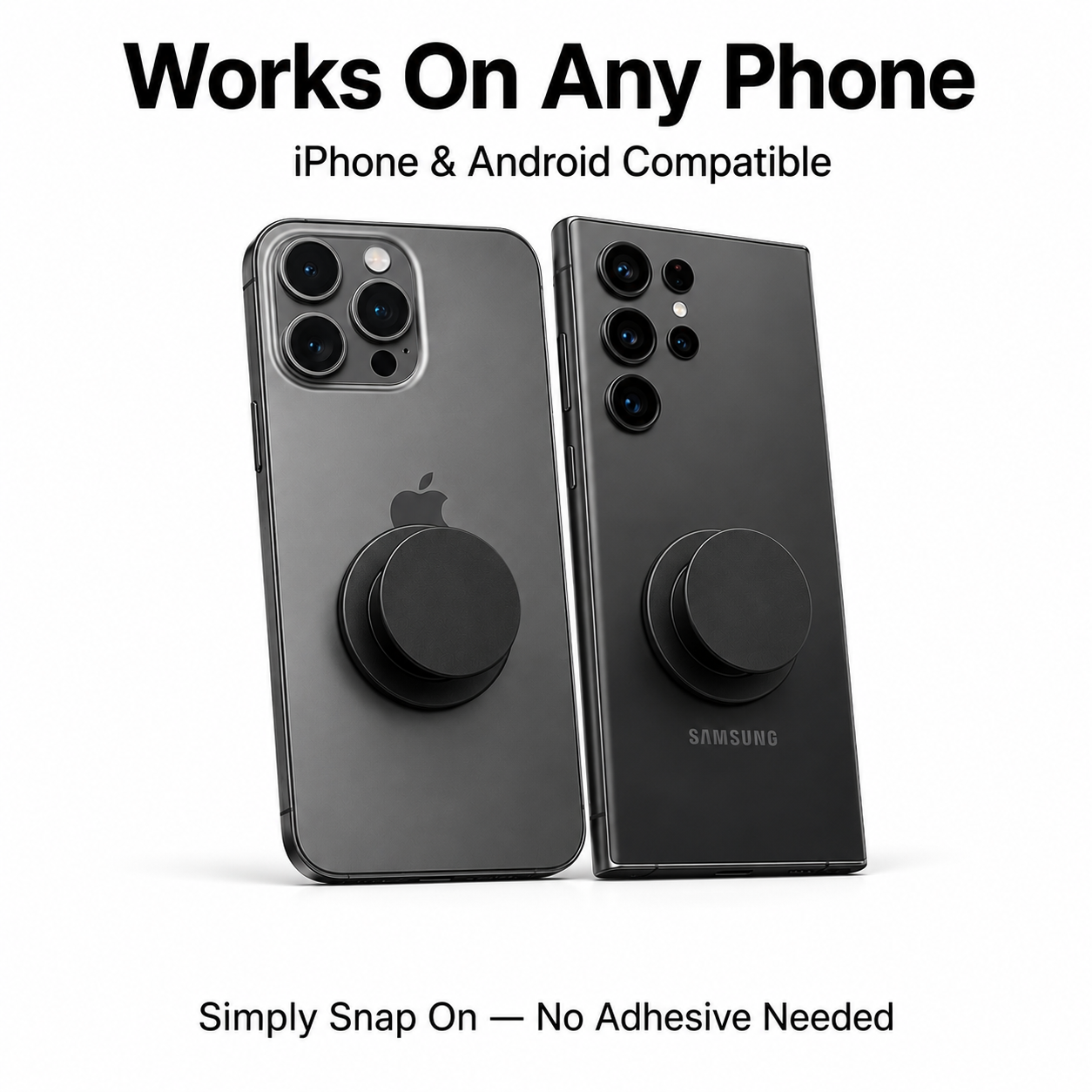 Magniva Snap Grip — Ultra Thin Magnetic Grip That Fits In Any Pocket